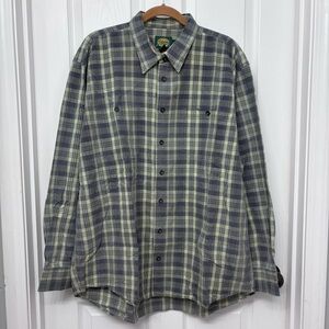 Green Plaid Button-Up Shirt | Cabela’s XL Tall